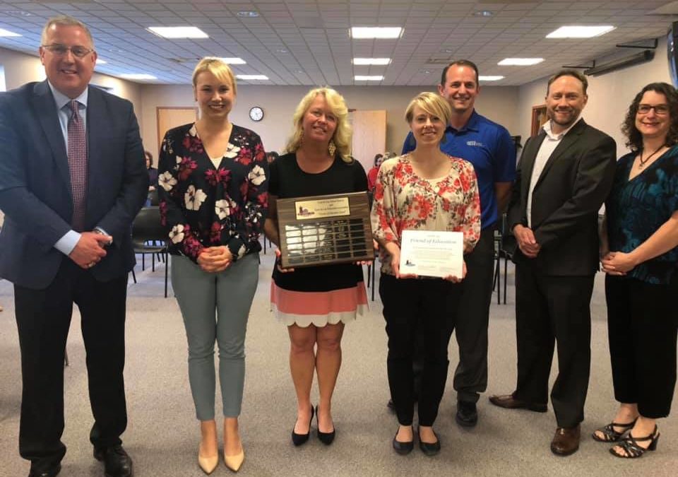 Envision Greater FDL Honored with FDL School District’s 2018-2019 Friend of Education Award