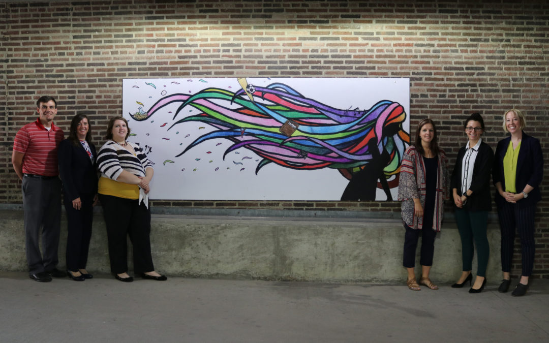 Inclusion Mural Installed in Downtown FDL Parking Ramp