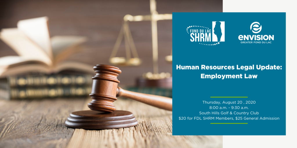 Human Resources Legal Updates Employment Law Envision Greater Fond