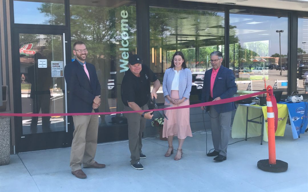 Ribbon Cutting on New McDonalds on W. Johnson