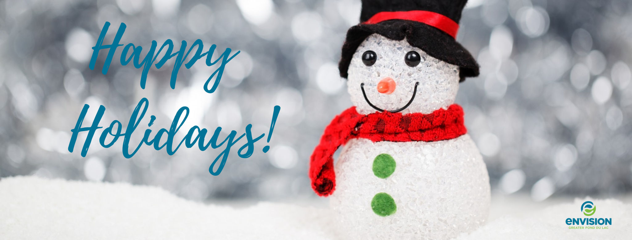 Snowman and Happy Holidays