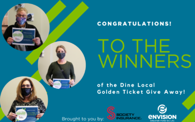 Envision Greater Fond du Lac’s Dine Local Golden Ticket Give Away provides more than $24,000 to local restaurants