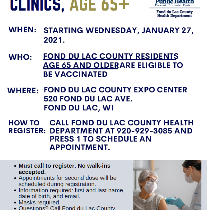 COVID-19 Vaccine Eligibility Update for Individual Age 65 and Older