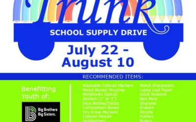 Stuff The Trunk School Supply Drive Benefitting Big Brothers Big Sisters