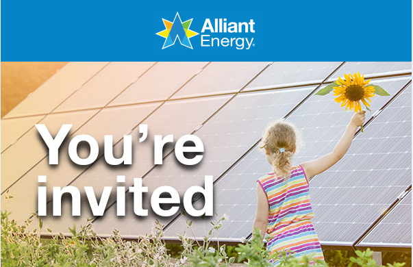 Alliant Energy® Community Solar – Fond du Lac Open House