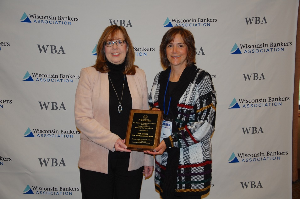 FVSBank’s Sue Krause Honored for Financial Literacy Achievements