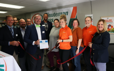 Ribbon Cutting at Minuteman Press