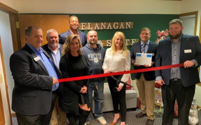 Ribbon Cutting at Flanagan State Bank