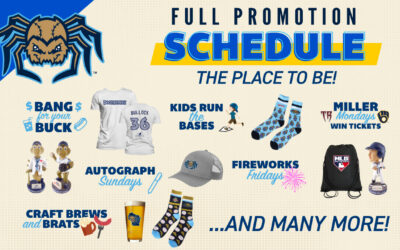 Dock Spiders Announce Full Promotional Calendar