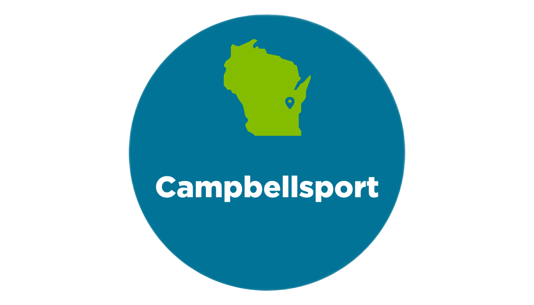 Circle Wisconsin Campbellsport