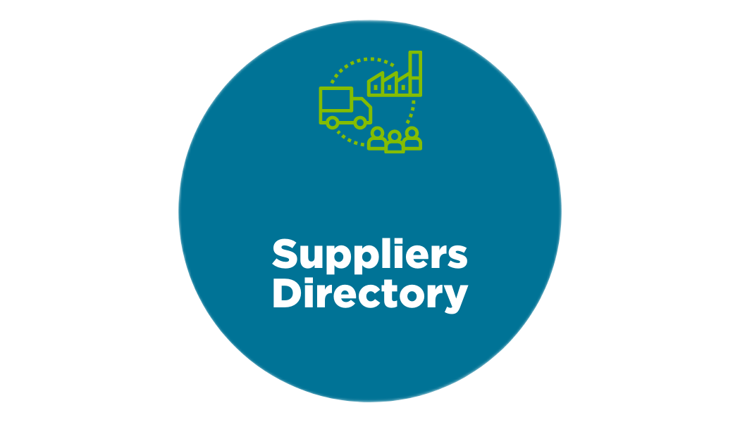 Circle truck icon suppliers directory