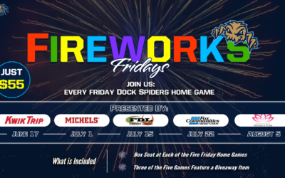 Dock Spiders Introduce Five-Game Fireworks Fridays Ticket Package
