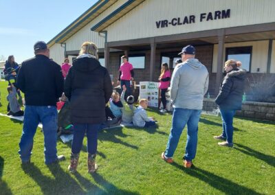 A group of people at Vir-Clar farm