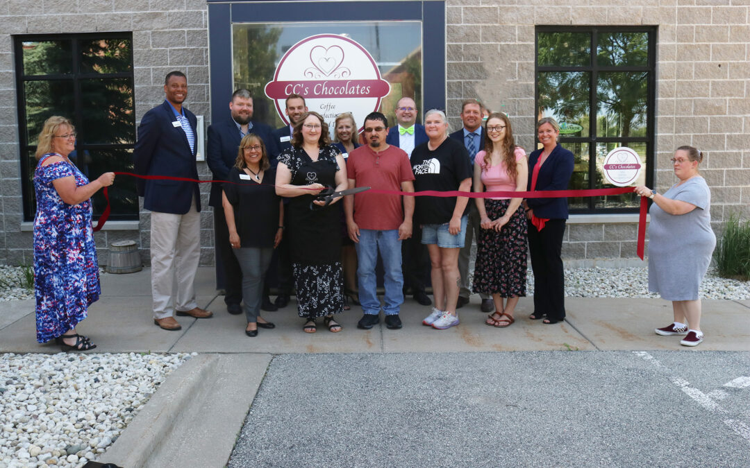 Ribbon Cutting with CC’s Chocolates