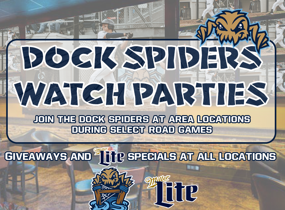 Dock Spiders, Miller Lite Announce Watch Parties for the 2022 Season