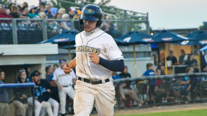 Baseball player running