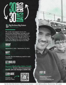 30 Guys in 30 Days flyer