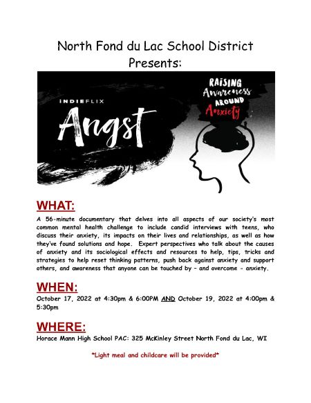 Angst, Raising Awareness around Anxiety