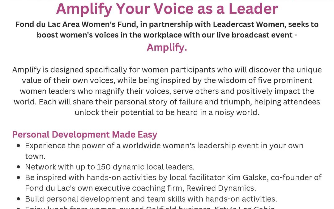 Amplify Your Voice as a Leader