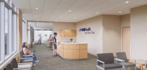 Lobby of a doctors office