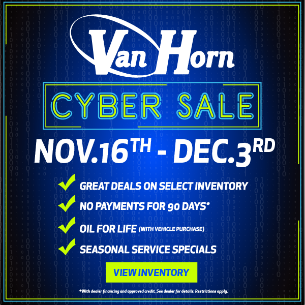 Van Horn to host a Cyber Sale