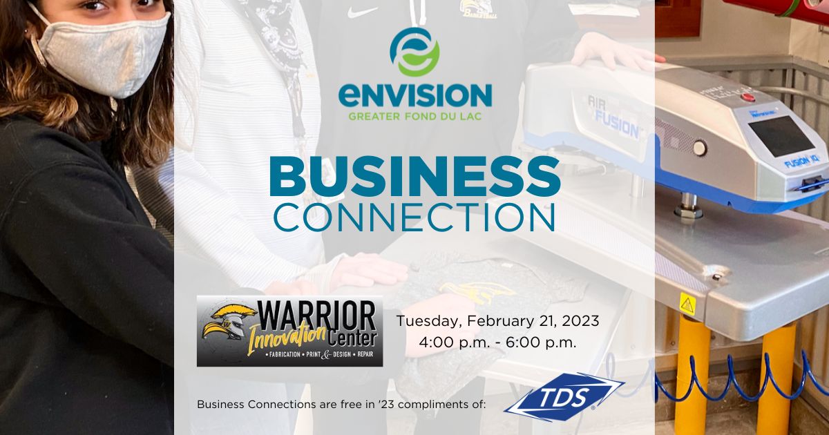 equipment for a business connection flyer