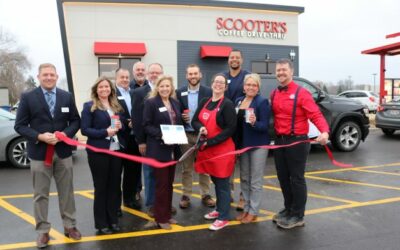 Ribbon Cutting at Scooters Coffee