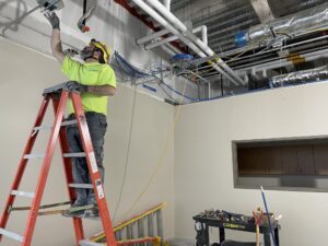 Wiring in construction