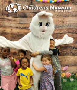 Children with the Easter Bunny