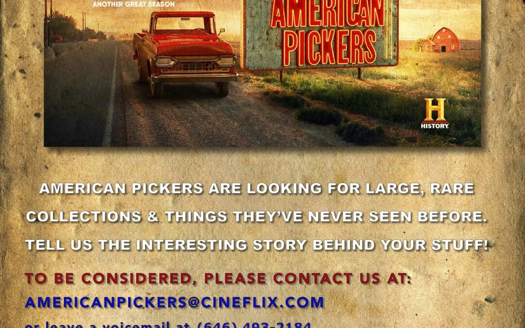 AMERICAN PICKERS to Film in Wisconsin