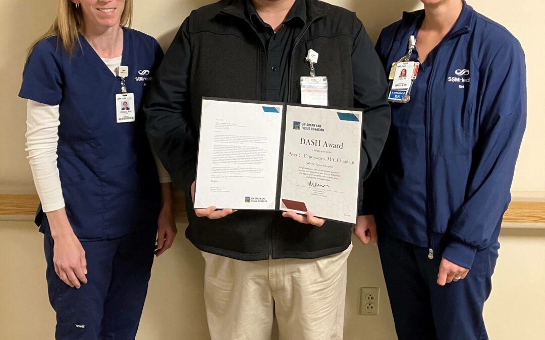 SSM Health Greater Fond du Lac chaplain receives DASH Award