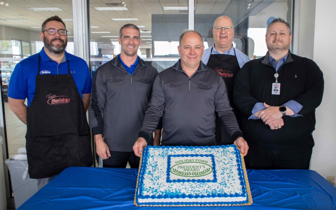 Holiday Ford Awarded Top Honors for Sales & Service Excellence