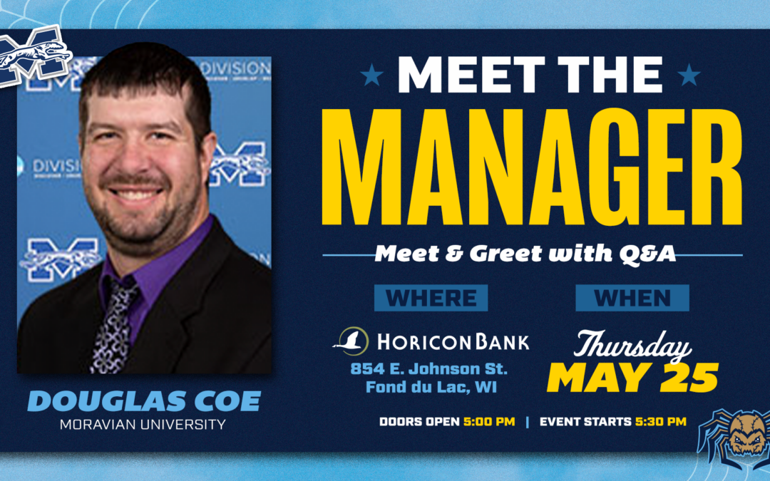Meet the Manager Event Set for May 25