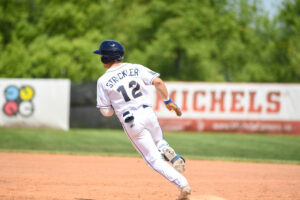 Baseball player running