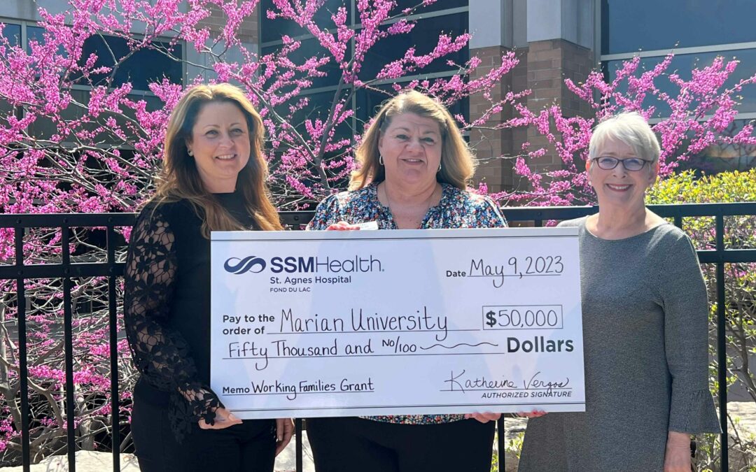 SSM Health Greater Fond du Lac gives $50,000 to Marian University for working parents