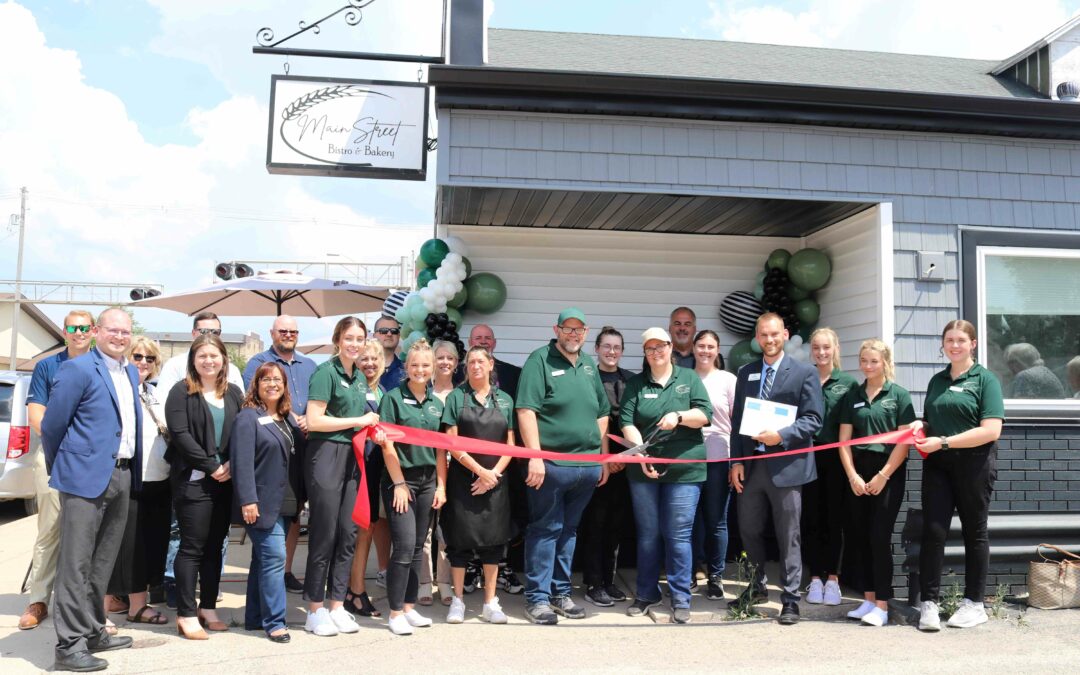 Ribbon Cutting at Main Street Bistro & Bakery Waupun