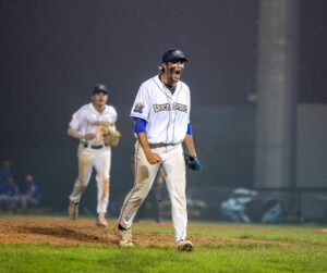 Two baseball players