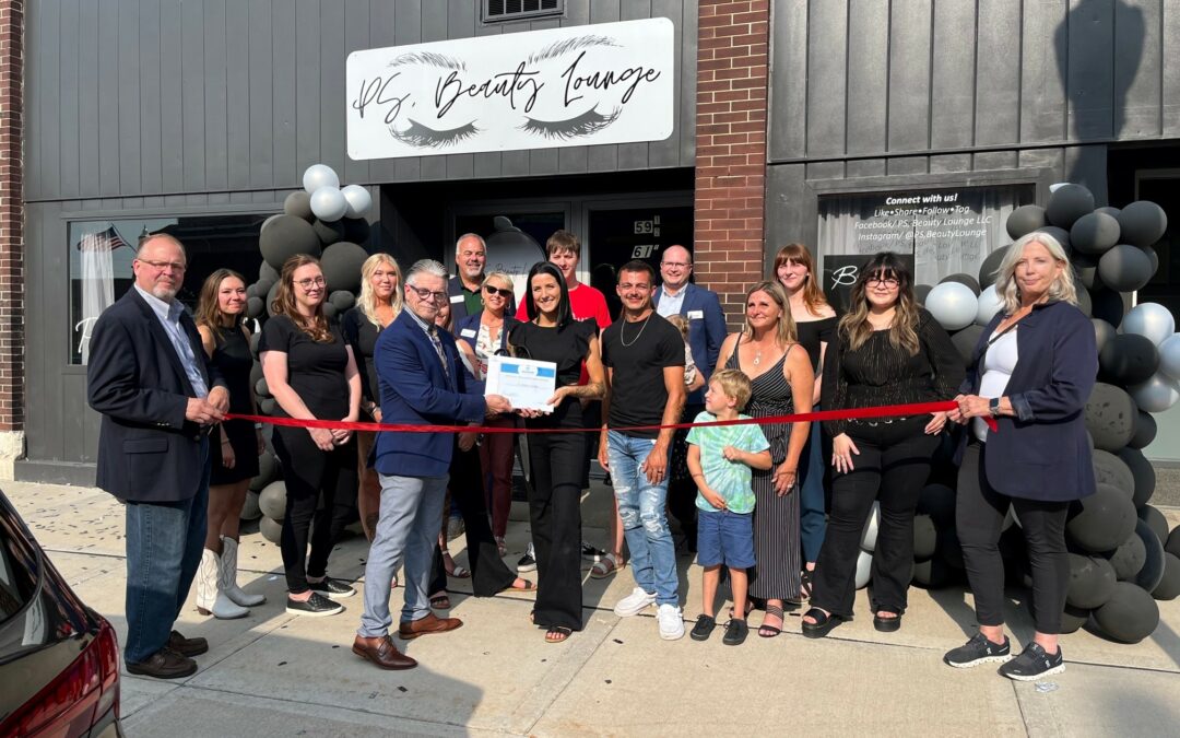 Ribbon Cutting at PS, Beauty Lounge