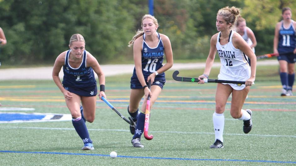 Slow start proves costly for Sabre field hockey against DePauw