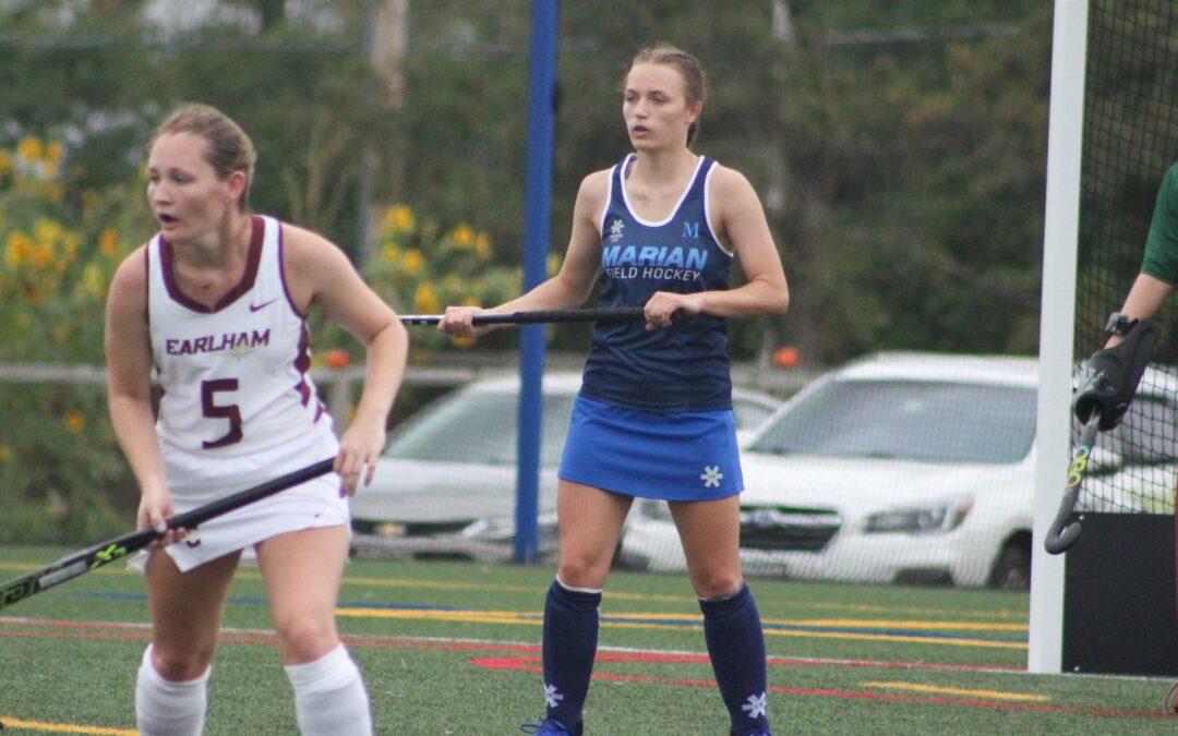 Marian field hockey shuts out Earlham