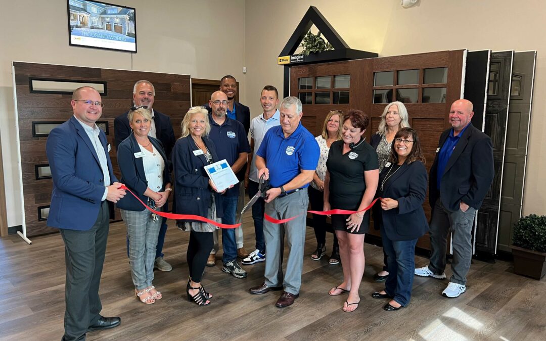 Ribbon Cutting at Midwest Overhead Door