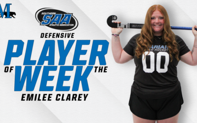 Clarey earns first SAA Defensive Player of the Week award