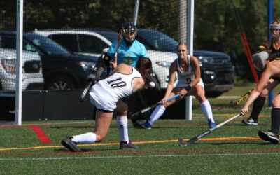 Sabre field hockey falls in overtime thriller to Centre