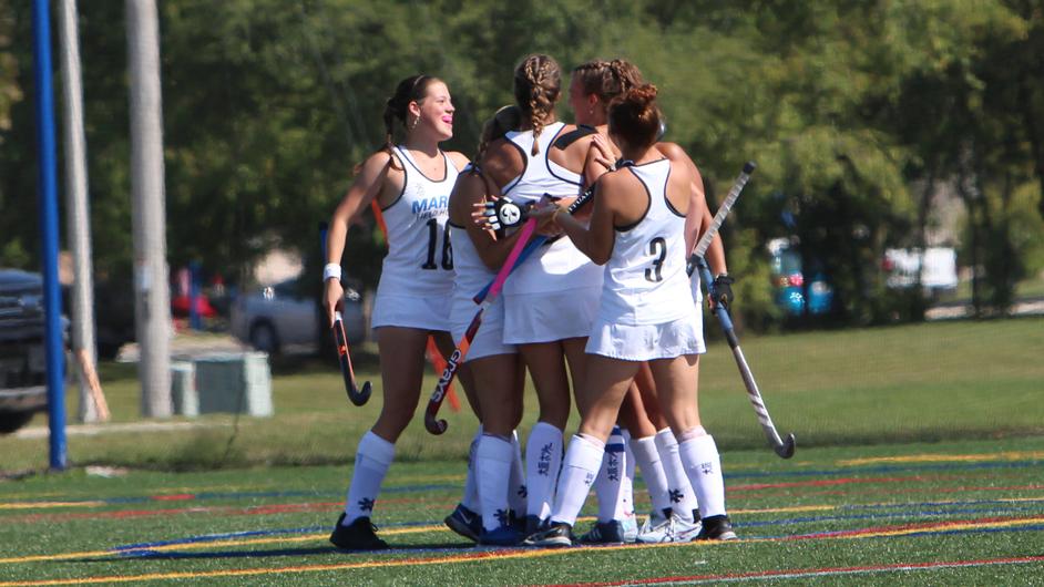 Marian field hockey defeats Earlham in final non-conference tilt