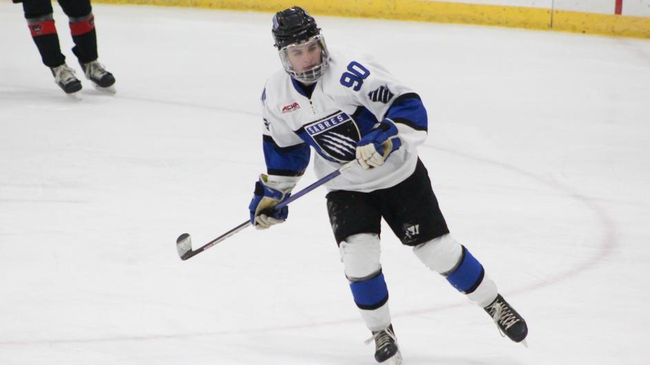 Male hockey player