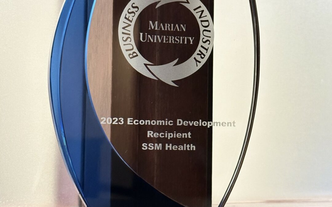 SSM Health Greater Fond du Lac receives Marian University Economic Development Award