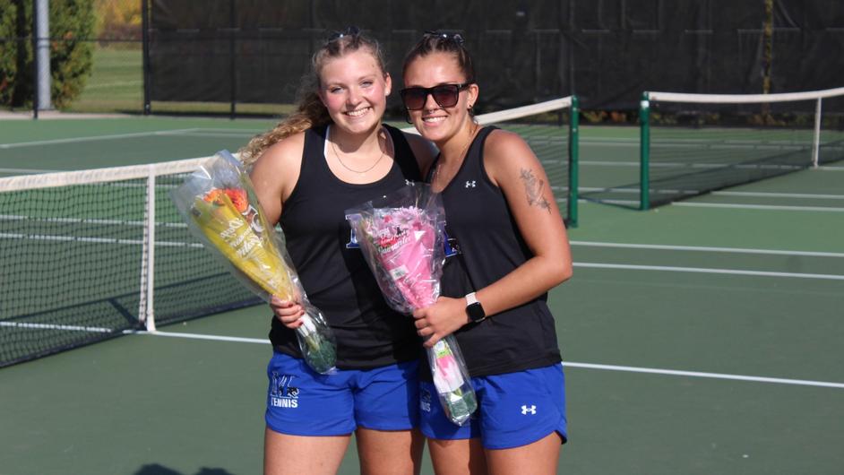 Marian women’s tennis sweeps Alverno on Senior Day