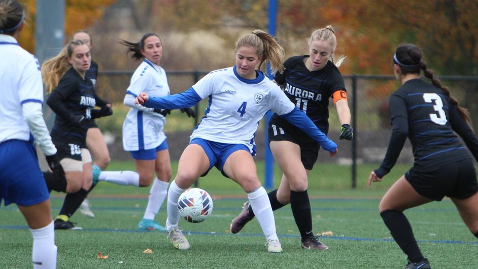 Second half surge leads Marian women’s soccer past Aurora in NACC Quarterfinals