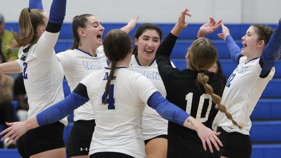 Marian women’s volleyball sweeps Wisconsin Lutheran