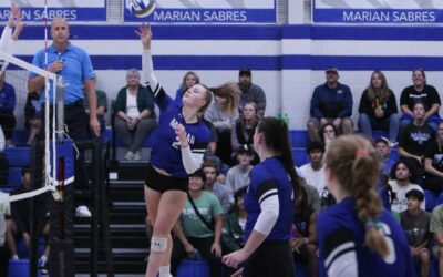 Marian women’s volleyball falls to Lakeland in five sets